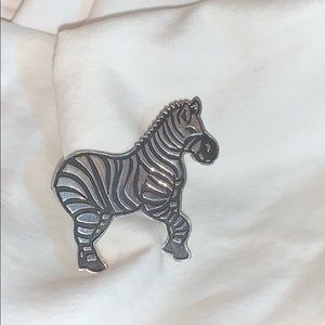 Mexico 925 Zebra pin